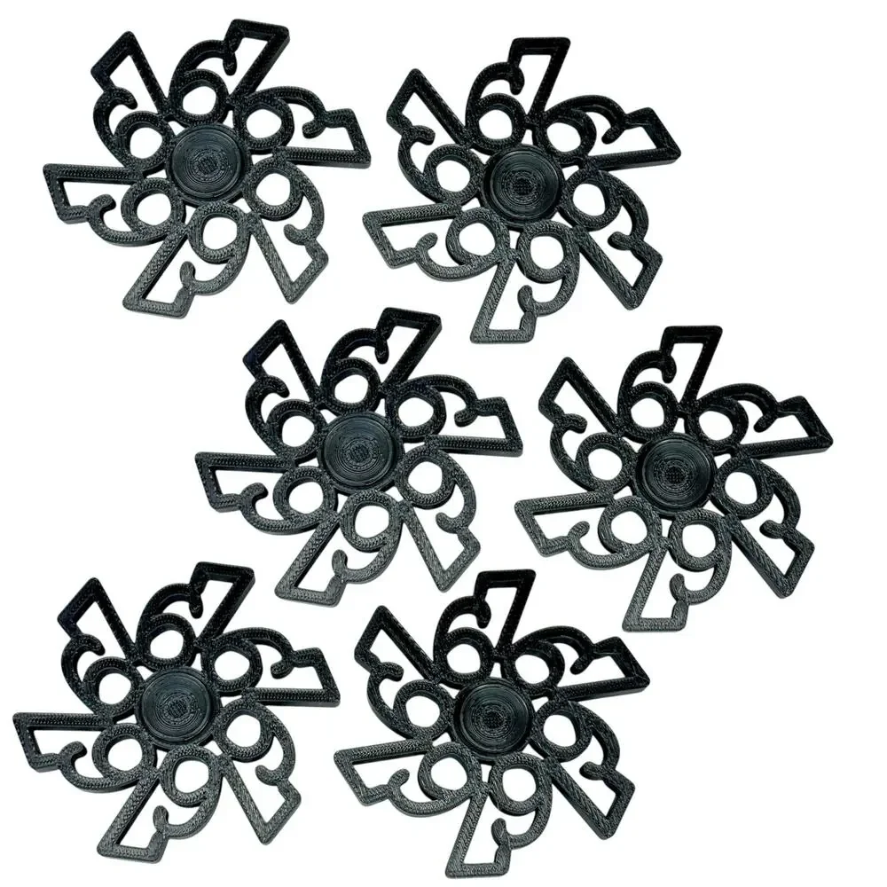 Six Seven Spinner 67 Brainrot Fidget Toy Plastic Set of 6